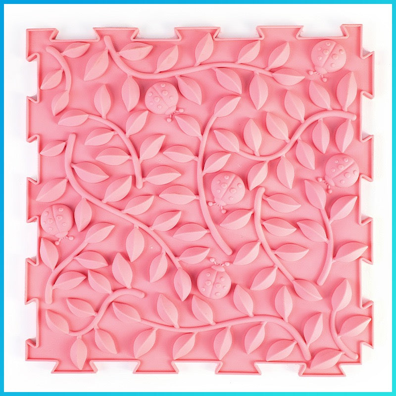 自閉兒童感官按摩拼圖地墊（馬卡龍款） Autism Sensory Massage Puzzle Mats (Macaron)