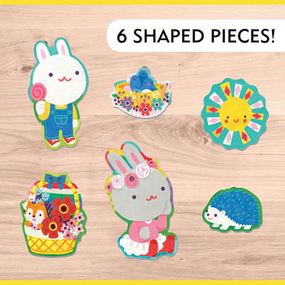 Mudpuppy 花園小兔地板拼圖 Garden Bunnies Floor Puzzle