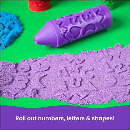 美國Kinetic Sand 印壓滾動蠟筆組 Stamp N' Roll Crayon Multi-Pack