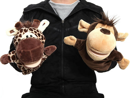 森林動物手偶套裝 Safari Animal Hand Puppets