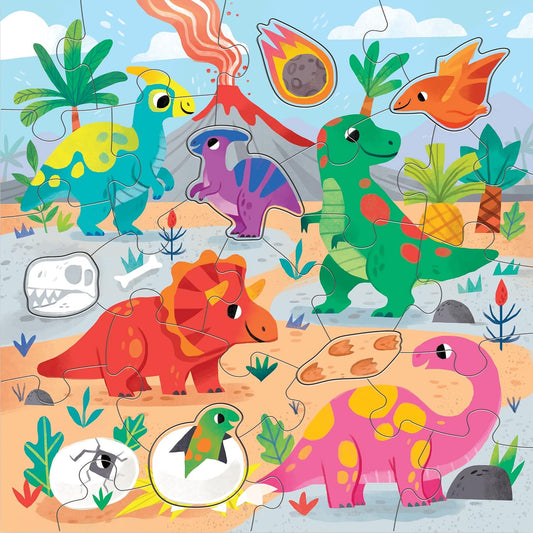 Mudpuppy 恐龍公園地板拼圖 Dinosaur Park Floor Puzzle