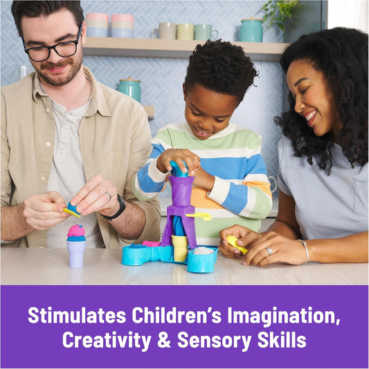 美國Kinetic Sand Soft Serve Station 冰淇淋創作玩沙組