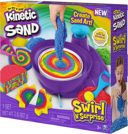 美國Kinetic Swirl N’ Surprise 旋轉驚喜玩沙組