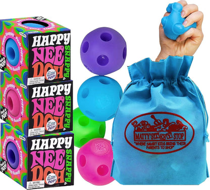 NeeDoh 彈跳炫彩軟球禮盒組 Groovy Glob Fidget Ball Gift Set