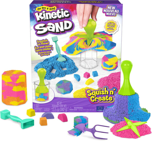 美國Kinetic Sand Squish N’ Create 創作遊戲組 Playset
