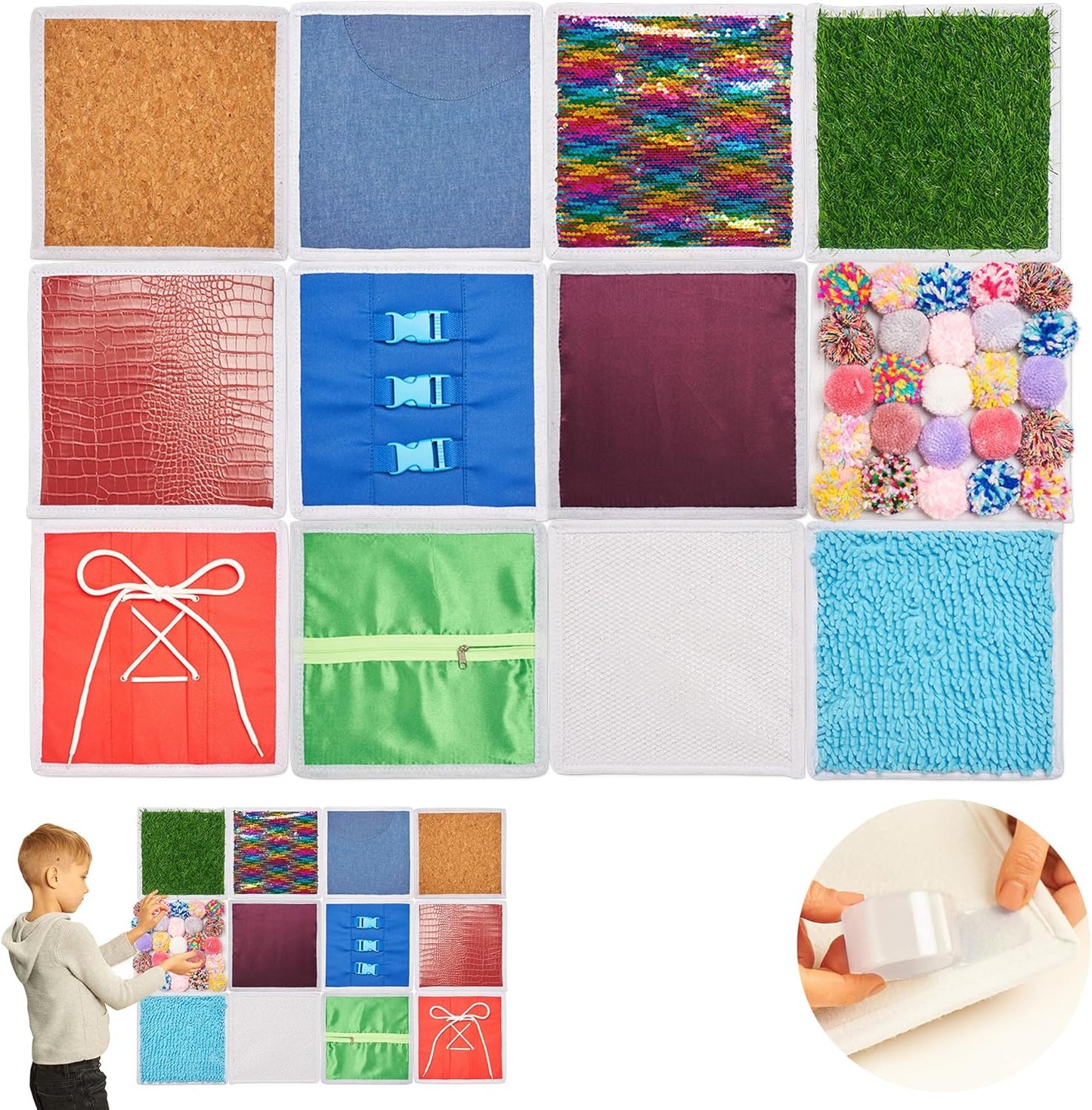 ODOXIA 12合1 兒童感統牆面板 12-in-1 Sensory Wall Panels Set 3