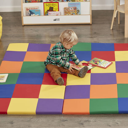 ECR4Kids SoftZone 拼布活動地墊（可折疊式） SoftZone Patchwork Activity Mat