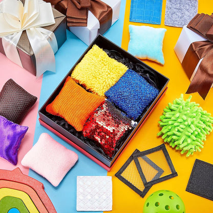 Haull 30件迷你觸感墊方塊套裝 30-Piece Mini Sensory Mats Squares