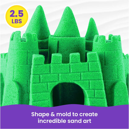 美國Kinetic Sand 綠色玩沙 Green Play Sand 2.5lbs