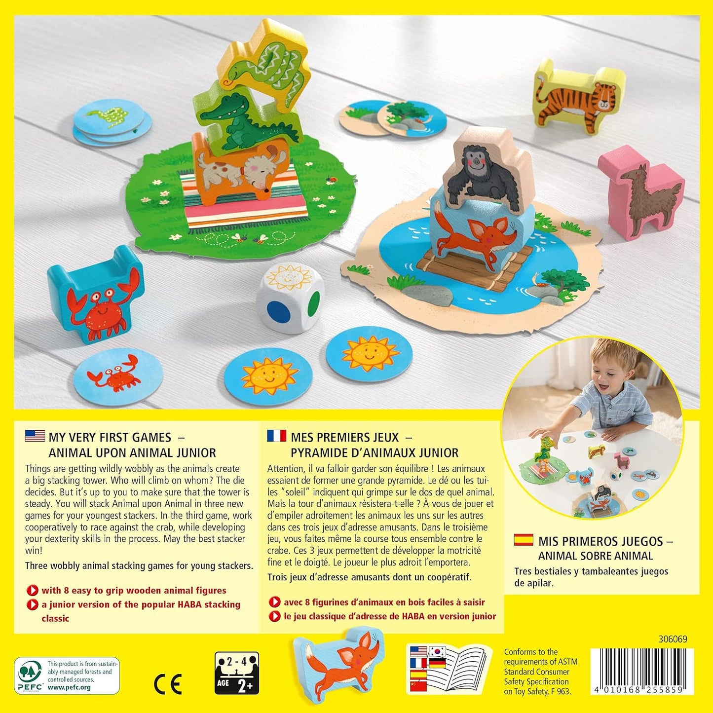 HABA 我的第一座動物疊疊樂 - 幼兒版 Animal Upon Animal Junior