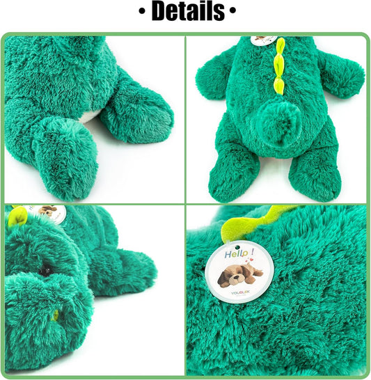 16吋 2磅綠色恐龍加壓玩偶 16" 2lbs Green Dinosaur Weighted Stuffed Animal