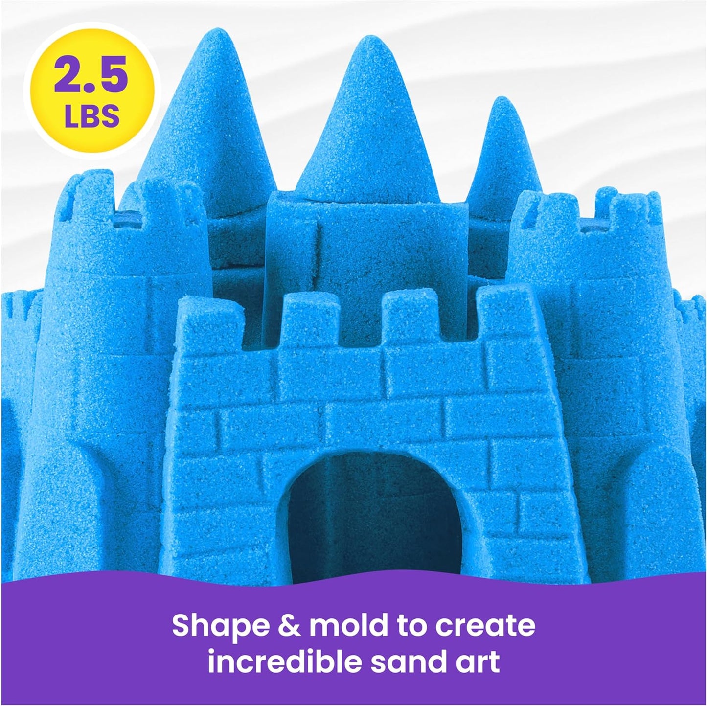 美國Kinetic Sand 藍色玩沙 Blue Play Sand 2.5lbs