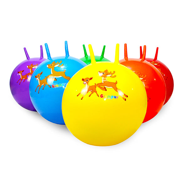 Grampus 小鹿雙手柄跳跳球（一套6色）Deer Hopper Ball Set of 6