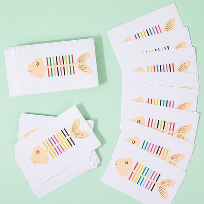Montessori 魚骨木質配對玩具套裝 Fishbone Wooden Play Kit