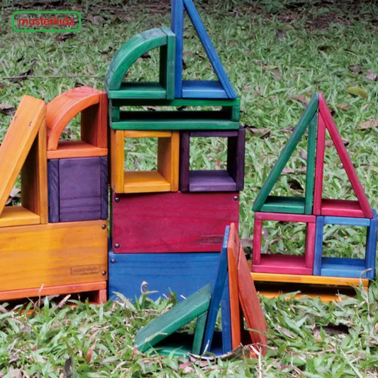Masterkidz 戶外大型彩色空心積木套裝 Outdoor Colour Hollow Block Set