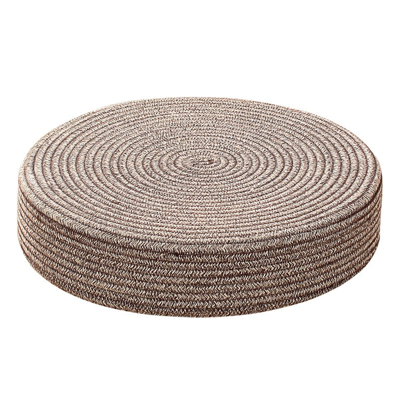 北歐棉繩編織圓形蒲團 Nordic Cotton Rope Woven Floor Pouf