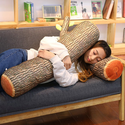 仿真樹樁木頭擁抱枕 Simulated Tree Stump Hugging Pillow