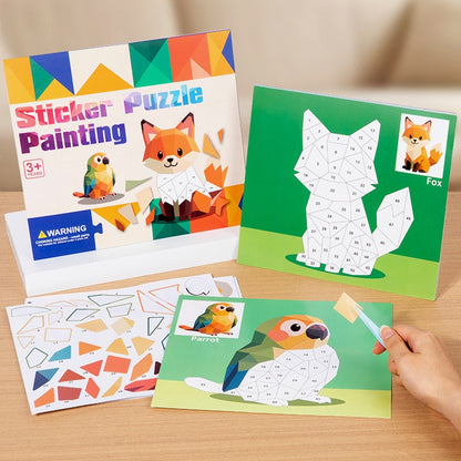 3D貼紙拼圖畫 3D Sticker Collage Puzzle