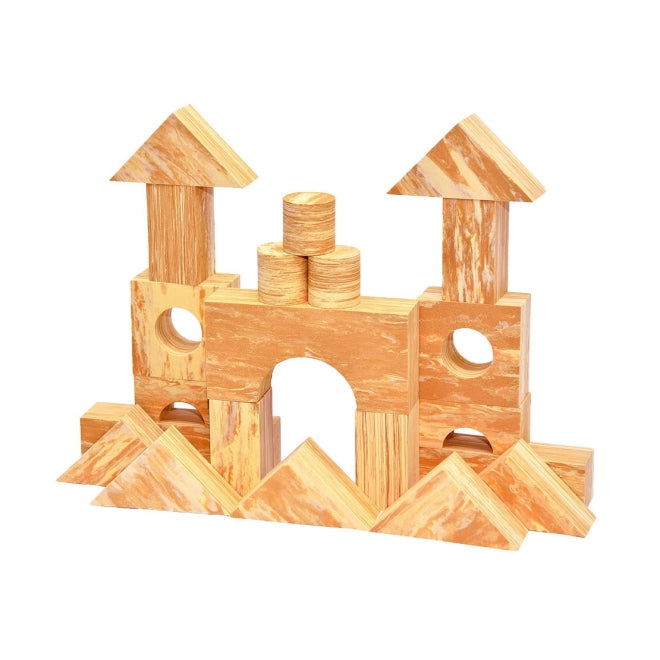 Weplay 軟質木紋積木4cm-68件 Soft Woodgrain Blocks 4cm-68pc