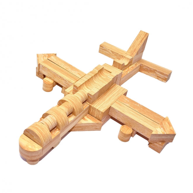 Weplay 軟質木紋積木4cm-68件 Soft Woodgrain Blocks 4cm-68pc