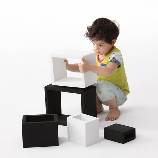Weplay 創意空心積木-黑白 Creative Hollow Blocks - Black & White