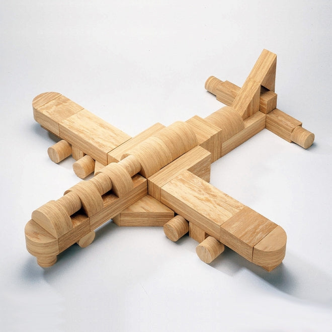 Weplay 軟質木紋積木4cm-152件 Soft Woodgrain Blocks 4cm-152pc