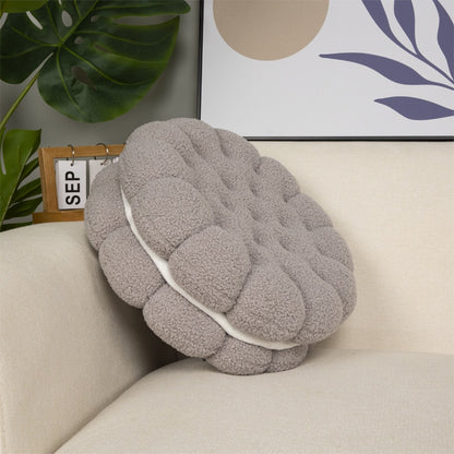 仿真餅乾羊羔絨抱枕 Style Cookie Plush Seat Cushion