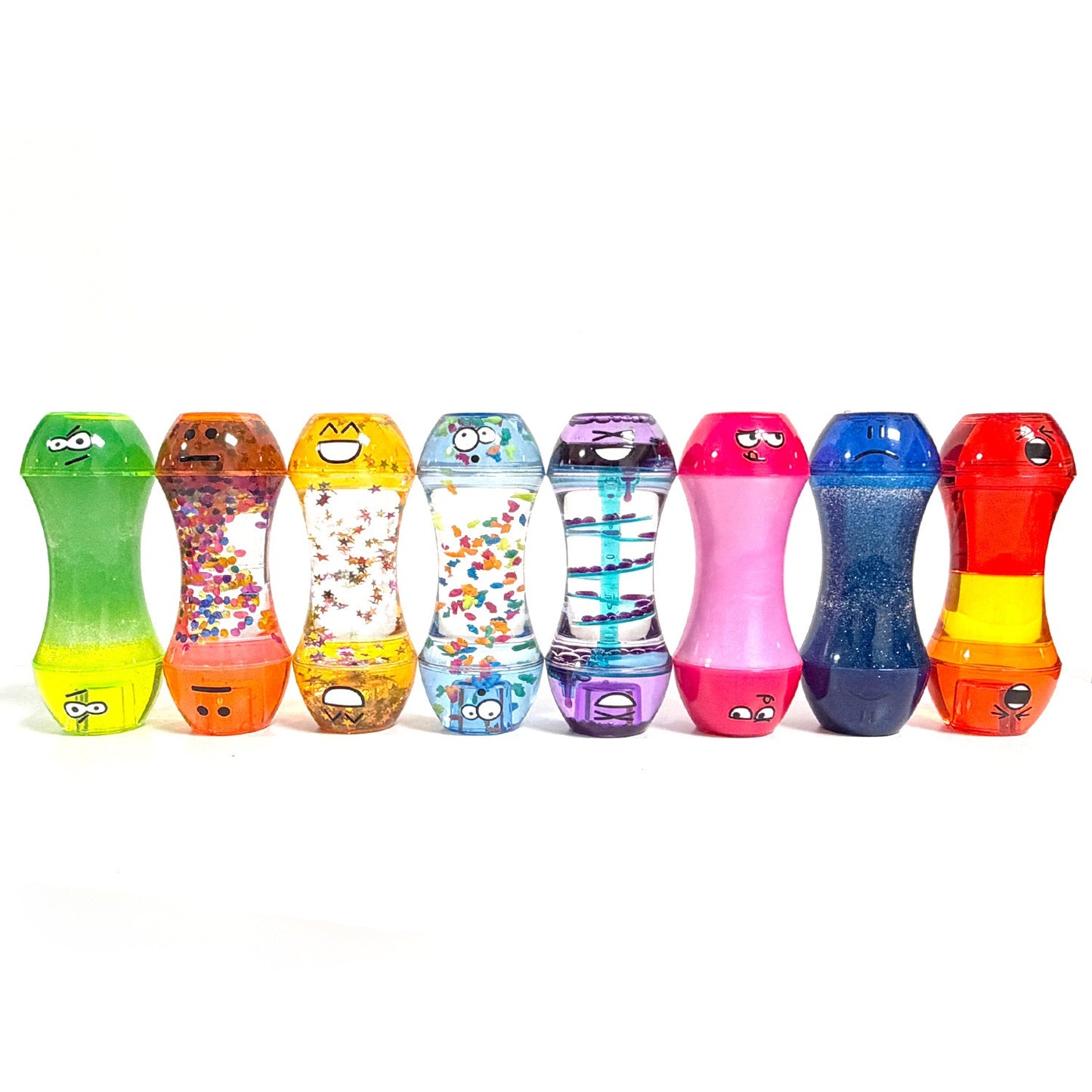 創意彩色表情葫蘆油滴感官油漏 Creative Emoji Gourd Liquid Motion Bubbler