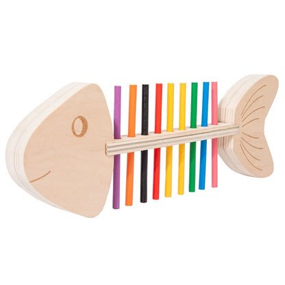 Montessori 魚骨木質配對玩具套裝 Fishbone Wooden Play Kit