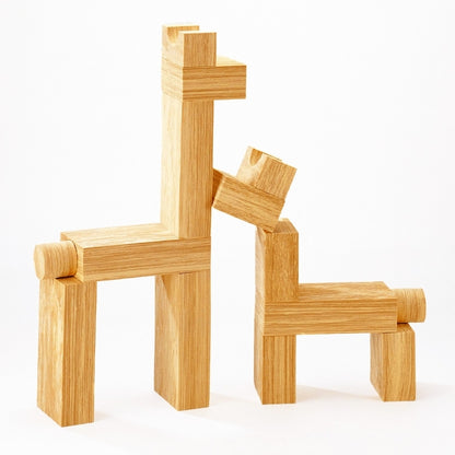 Weplay 軟質木紋積木4cm-30件 Soft Woodgrain Blocks 4cm-30pc
