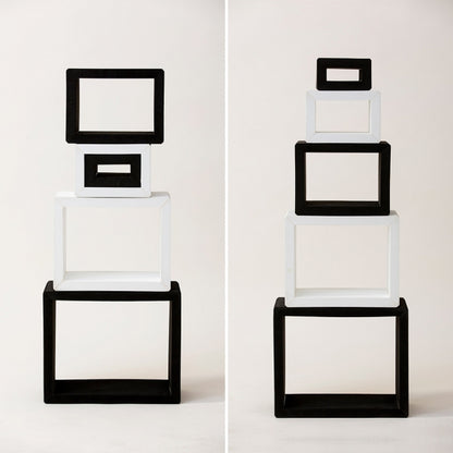 Weplay 創意空心積木-黑白 Creative Hollow Blocks - Black & White