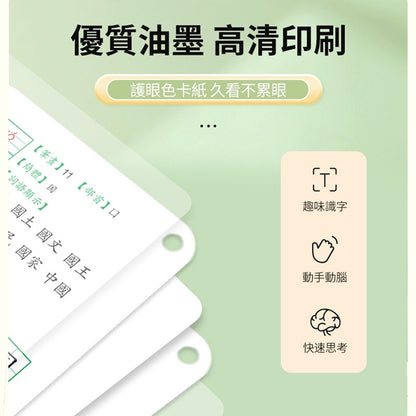 中文文化啟蒙識字卡 Traditional Chinese Culture Literacy Cards