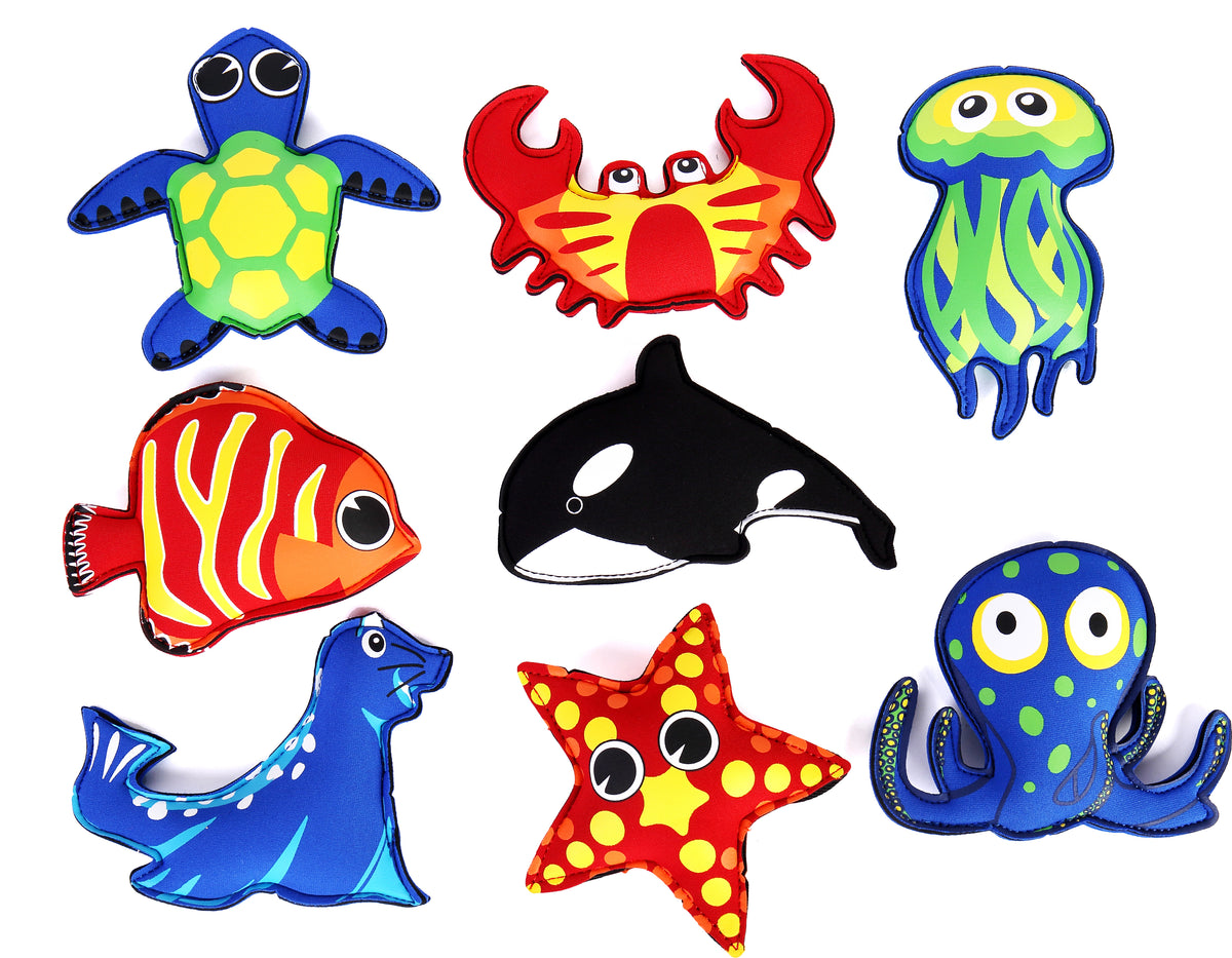Grampus 海洋動物豆袋 Sea Animal Bean Bags (Set of 8)