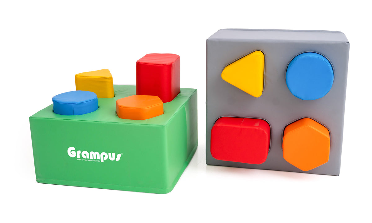 Grampus 正確歸家形狀配對軟體 Soft Play Shape Sorter Blocks