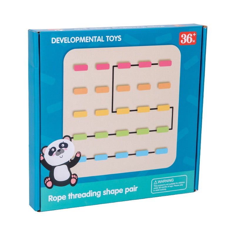 幼兒穿線拼圖板 Lacing Puzzle Board for Toddlers