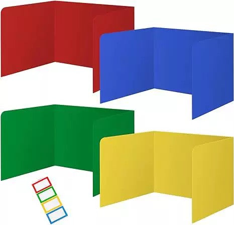 多功能彩色課桌隱私擋板 Multi-color Classroom Privacy Shields
