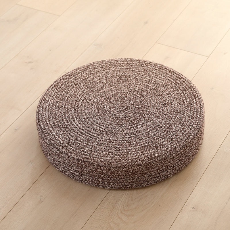 北歐棉繩編織圓形蒲團 Nordic Cotton Rope Woven Floor Pouf