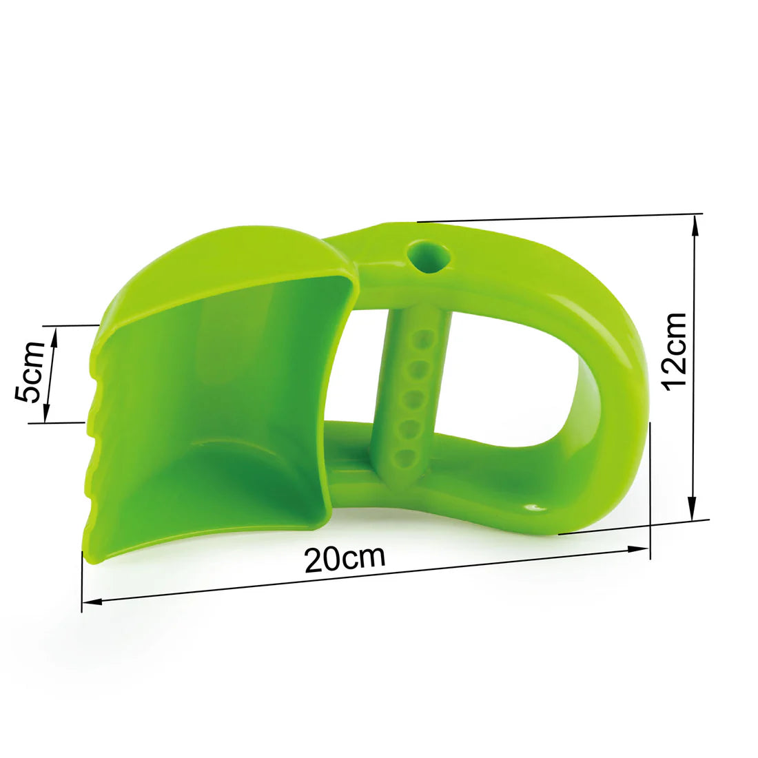 幼兒人體工學仿真挖沙手爪 Ergonomic Hand Digger - Bright Green