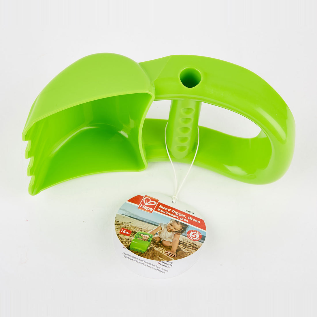 幼兒人體工學仿真挖沙手爪 Ergonomic Hand Digger - Bright Green