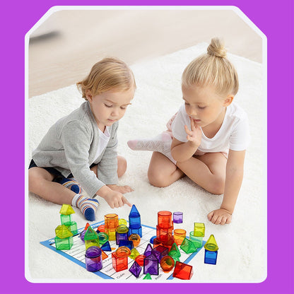 罐裝立體幾何蒙特梭利教具 Montessori Geometric Solids Set