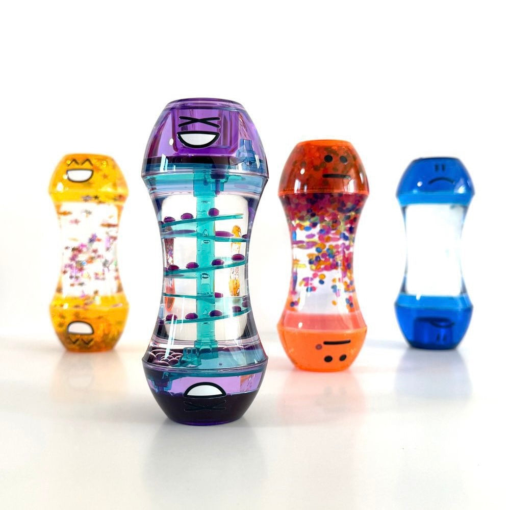 創意彩色表情葫蘆油滴感官油漏 Creative Emoji Gourd Liquid Motion Bubbler