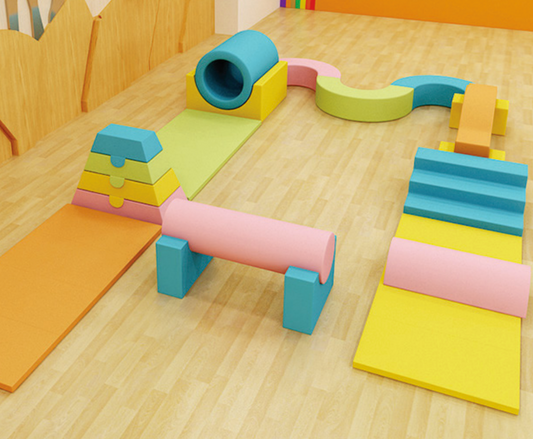 Grampus 馬卡龍感統體能 Macaron Soft Play Gym Set (17 Pieces)