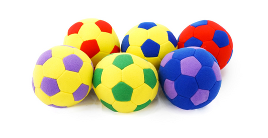 Grampus 幼兒練習足球 Plush Weighted Practice Footballs (Set of 6)