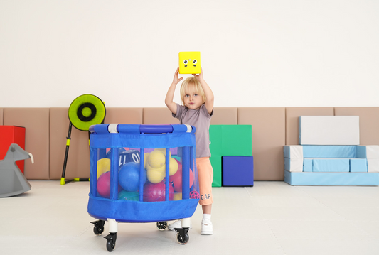 Grampus 寶寶球球車 Toddler Mesh Ball Storage Cart