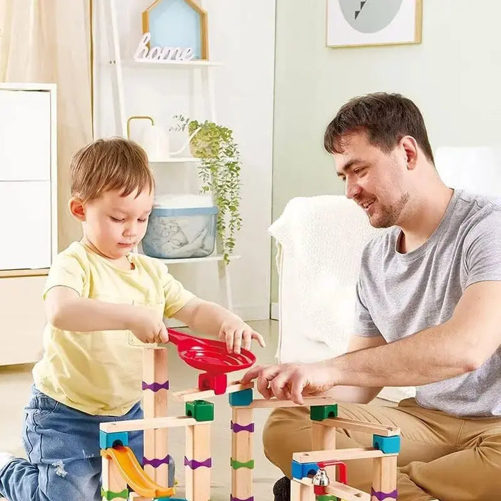 Hape 滾珠賽道 Tricks N Twists Marble Track
