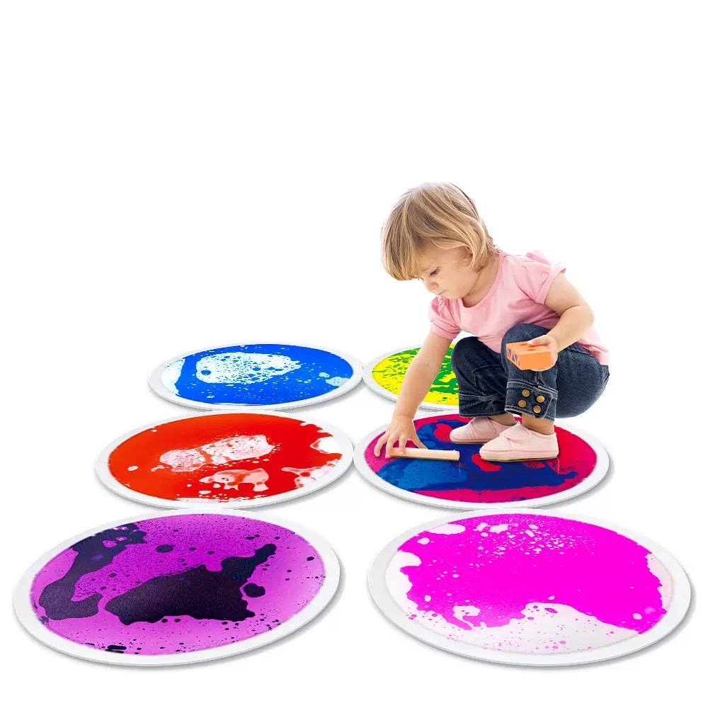 30cm / 40cm / 50cm Round Liquid Sensory Mat 6-Pack – Kids Harmony Hong ...