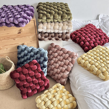 繩結造型方塊坐墊 Knot Pillow Square Seat Cushion