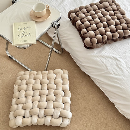 繩結造型方塊坐墊 Knot Pillow Square Seat Cushion