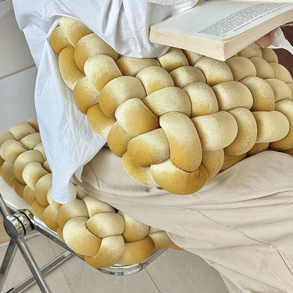 繩結造型方塊坐墊 Knot Pillow Square Seat Cushion