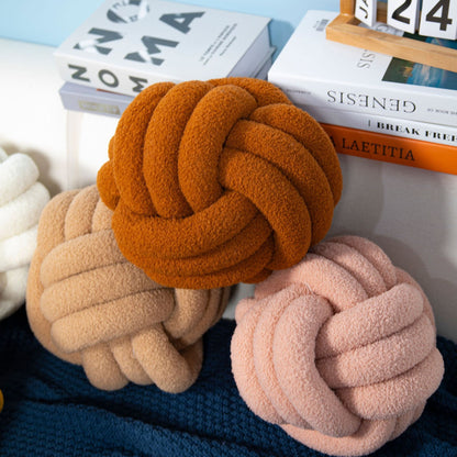 球形繩結絨毛抱枕 Spherical Knot Plush Pillow